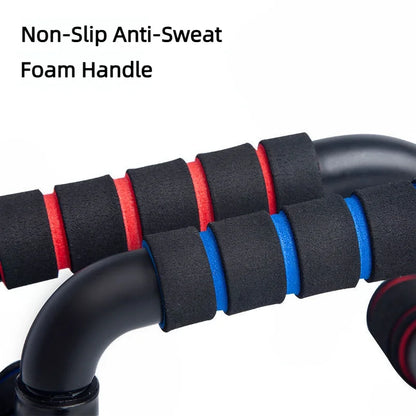 Non-Slip Push Up Bars Secure Grip