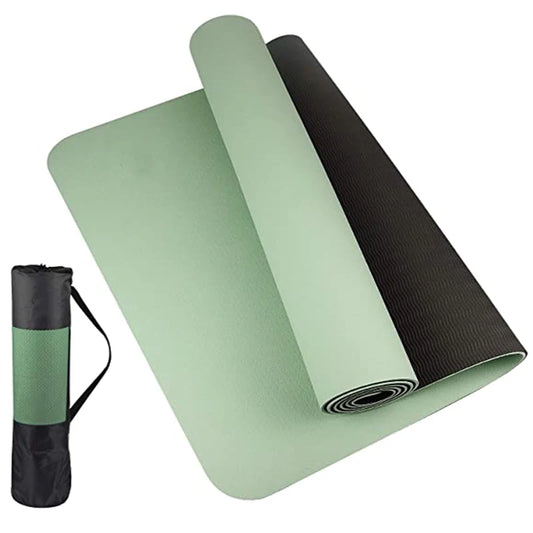 Thick Two-Color Non-Slip TPE Yoga Mat